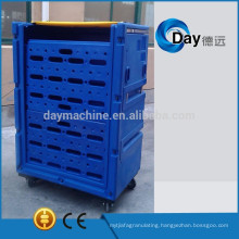 HM-1 PE plastic laundry trolley cart with plastic pad